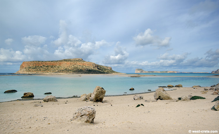  View of Balos Bay and Cape Tigani -  click on the image to enlarge