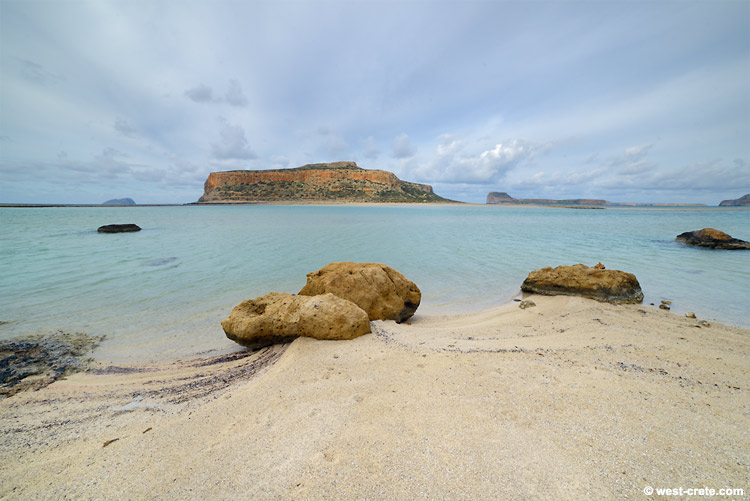  View of Balos Bay and Cape Tigani -  click on the image to enlarge