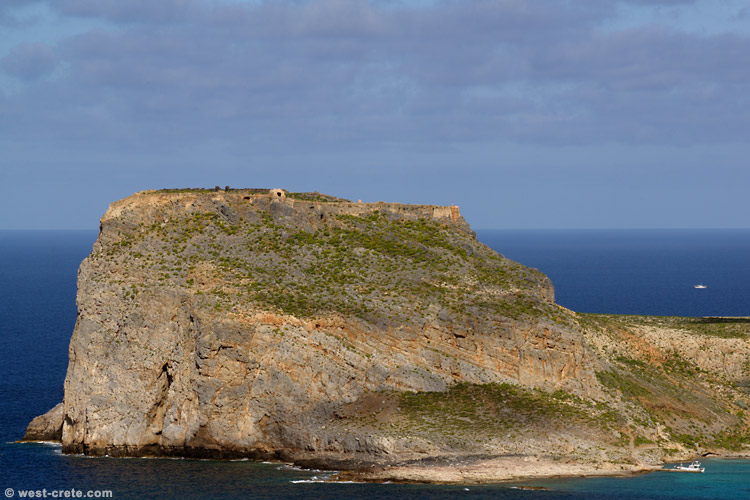 The Venetian fort of Imeri Gramvousa  -  click on the image to enlarge