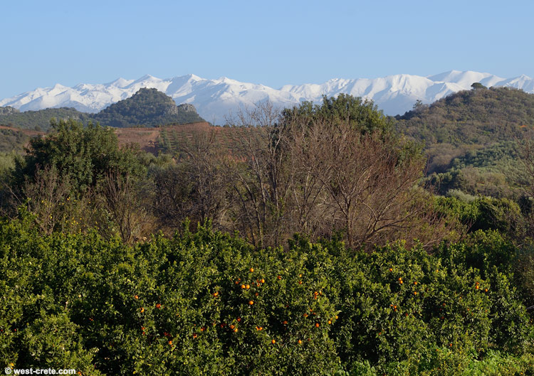 New snow on the mountains -  click on the image to enlarge