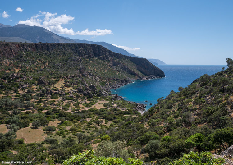 The bay of Lissos -  click on the image to enlarge