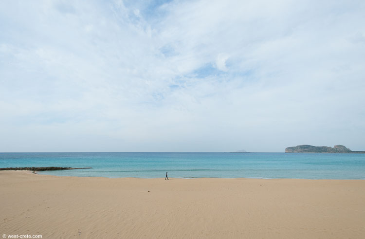 Falasarna beach in winter - click on the image to enlarge Falasarna beach in winter - click on the image to enlarge