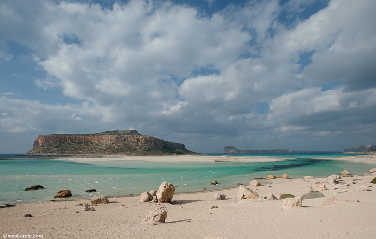 The lagoon of Balos in winter - click on the image to enlarge The lagoon of Balos in winter - click on the image to enlarge