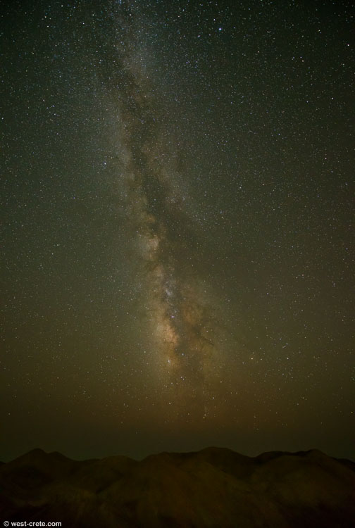 Night sky above the White Mountains - click on the image to enlarge Night sky above the White Mountains - click on the image to enlarge