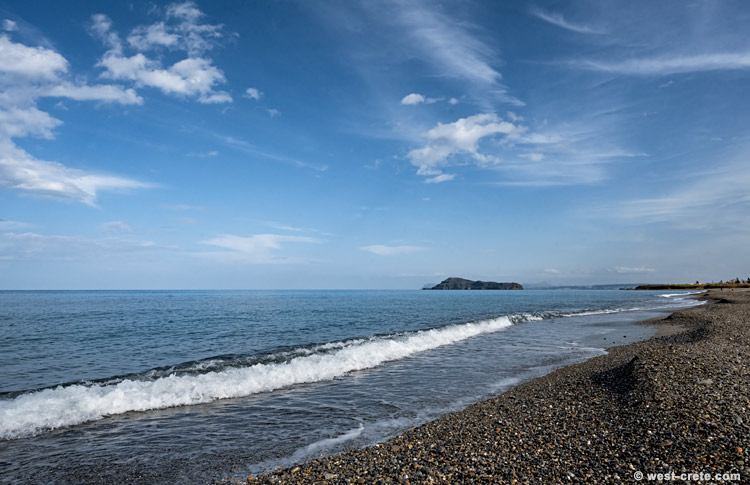 The sea at Maleme - click on the image to enlarge The sea at Maleme - click on the image to enlarge