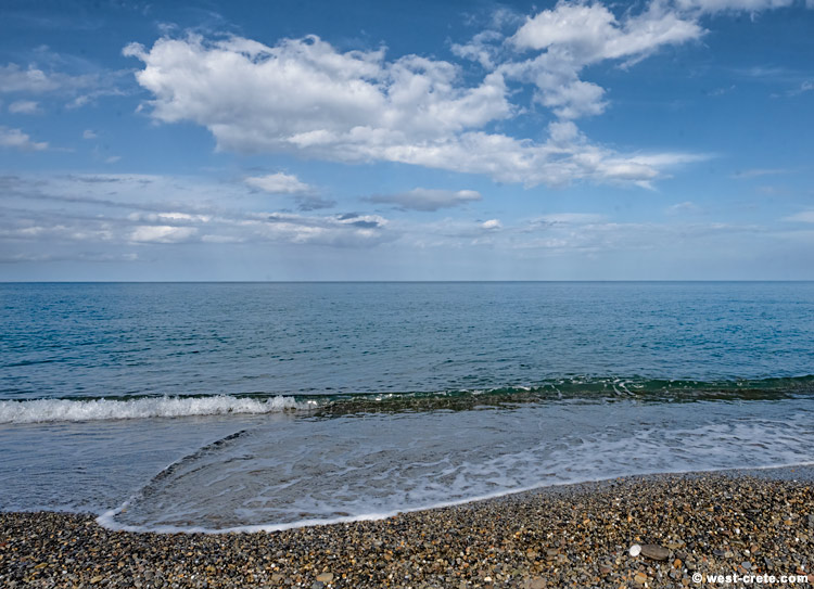 The sea at Maleme - click on the image to enlarge The sea at Maleme - click on the image to enlarge