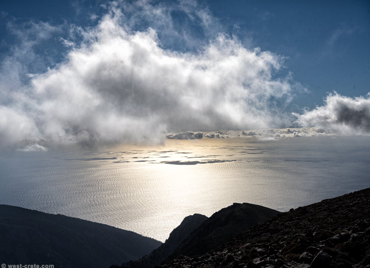The Libyan Sea seen from the White Mountains - click on the image to enlarge The Libyan Sea seen from the White Mountains - click on the image to enlarge