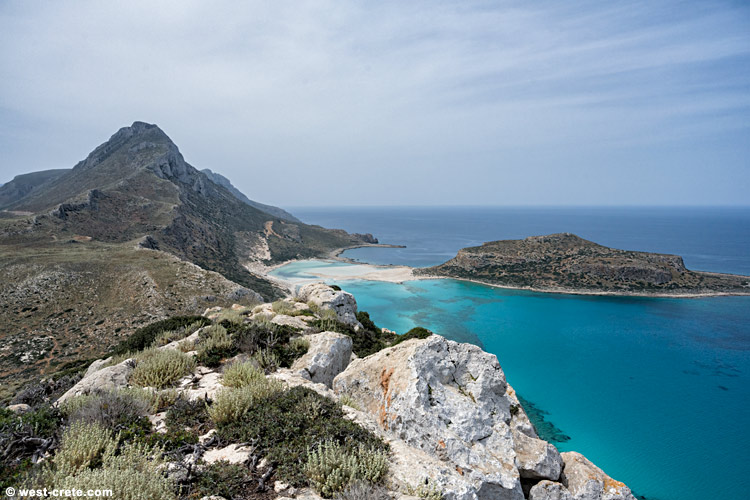 Gramvousa and Balos Bay - click on the image to enlarge Gramvousa and Balos Bay - click on the image to enlarge