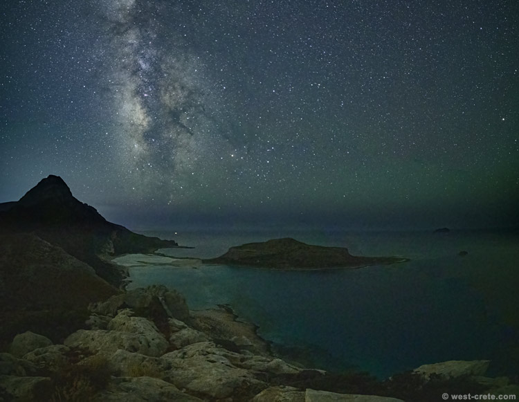 Balos night sky - click on the image to enlarge Balos night sky - click on the image to enlarge