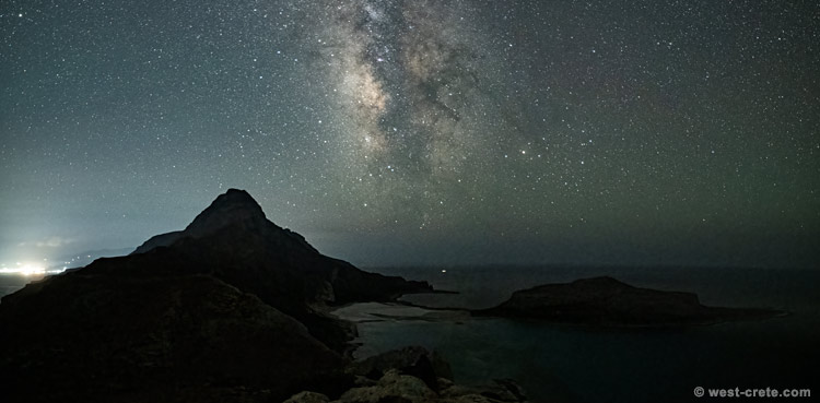 Balos night sky - click on the image to enlarge Balos night sky - click on the image to enlarge