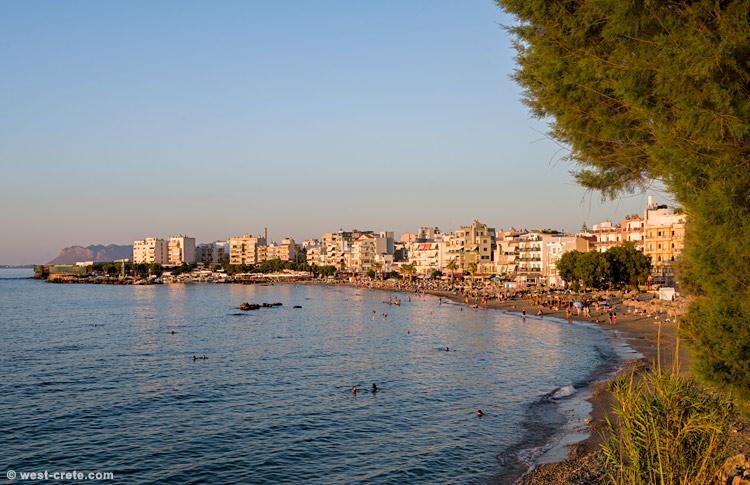 Summer evening on Nea Chora beach - click on the image to enlarge Summer evening on Nea Chora beach - click on the image to enlarge
