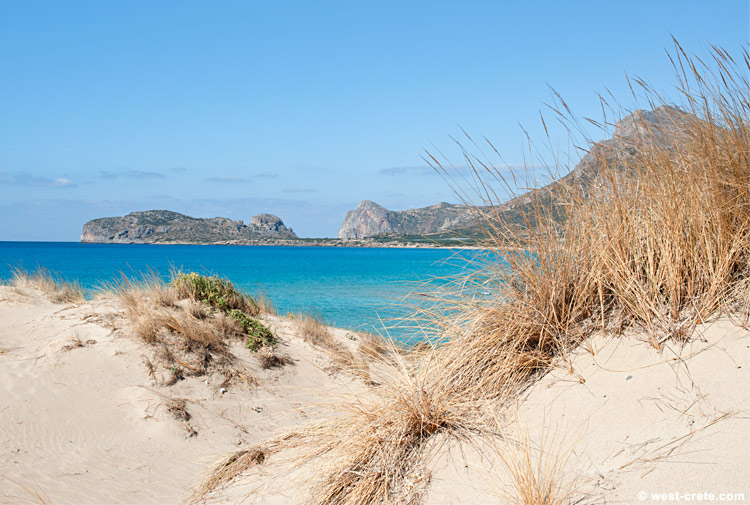 Sand dunes of Falasarna - click on the image to enlarge Sand dunes of Falasarna - click on the image to enlarge