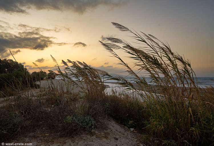 Sunset at Gerani beach - click on the image to enlarge Sunset at Gerani beach
- click on the image to enlarge