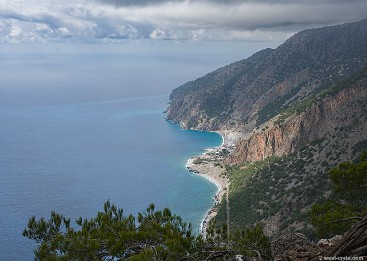 The Bay of Agia Roumeli
 -  click on the image to enlarge