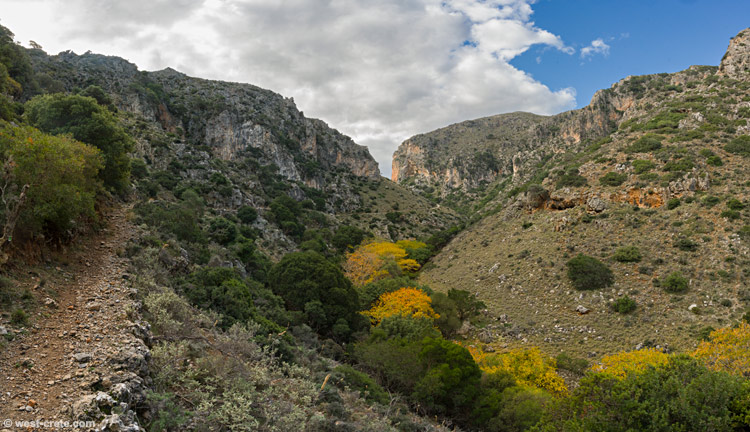 Tsichliano gorge - click on the image to enlarge Tsichliano gorge
- click on the image to enlarge