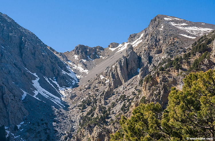 The route to Gingilos - click on the image to enlarge The route to Gingilos
- click on the image to enlarge