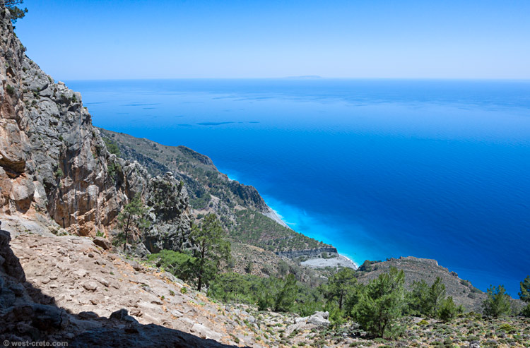 High above Domata beach - click on the image to enlarge High above Domata beach
- click on the image to enlarge