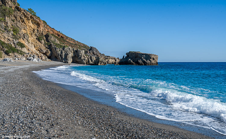 Sougia beach out of season - click on the image to enlarge Sougia beach out of season
- click on the image to enlarge