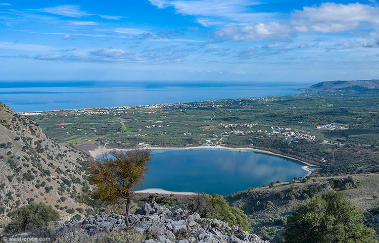Above Kournas Lake - click on the image to enlarge Above Kournas Lake
- click on the image to enlarge