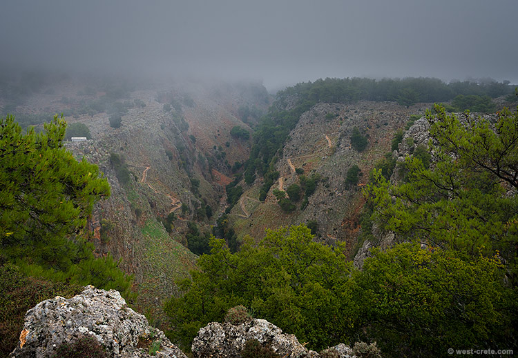 Aradena in the mist - click on the image to enlarge Aradena in the mist
- click on the image to enlarge