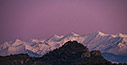 The White Mountains at dusk 