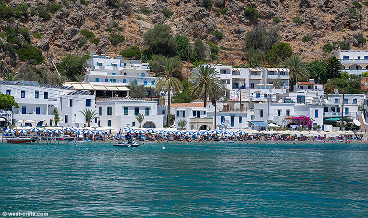 The beach of Loutro- click on the image to enlarge The beach of Loutro
- click on the image to enlarge