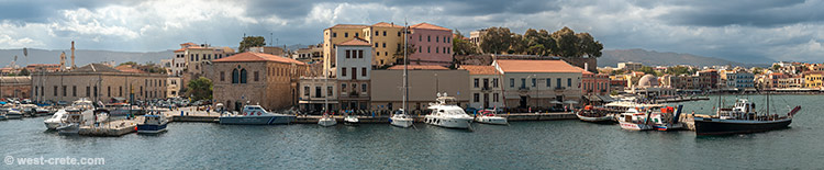 Chania harbour - click on the image to enlarge Chania harbour - click on the image to enlarge