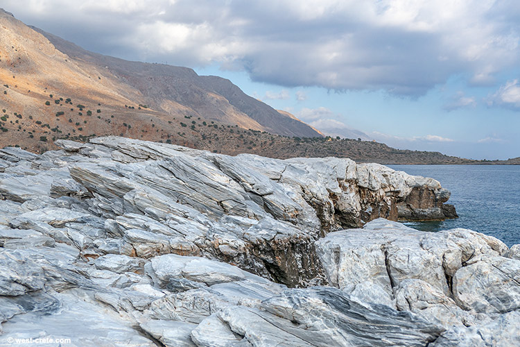 View from the ancient quarry at Marmara - click on the image to enlarge View from the ancient quarry at Marmara - click on the image to enlarge