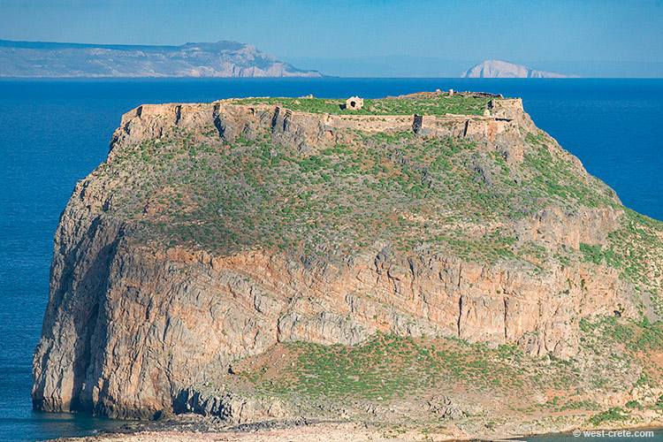 Gramvousa Fortress - click on the image to enlarge Gramvousa Fortress - click on the image to enlarge