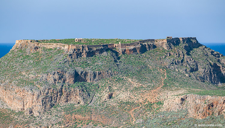 Gramvousa Fortress - click on the image to enlarge Gramvousa Fortress - click on the image to enlarge