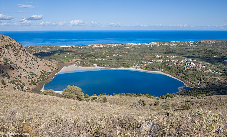 Above Kournas lake - click on the image to enlarge Above Kournas lake - click on the image to enlarge