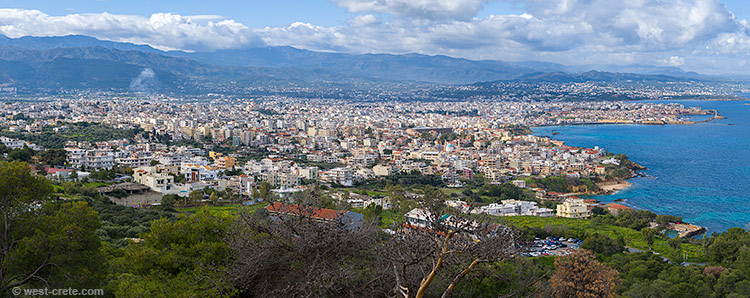 Chania panorama - click on the image to enlarge Chania panorama - click on the image to enlarge