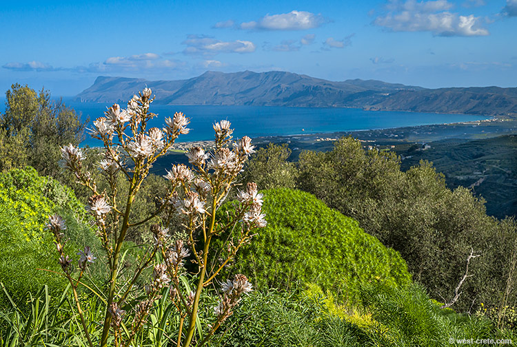 The Bay of Kissamos viewed from Polyrinia - click on the image to enlarge OThe Bay of Kissamos viewed from Polyrinia - click on the image to enlarge