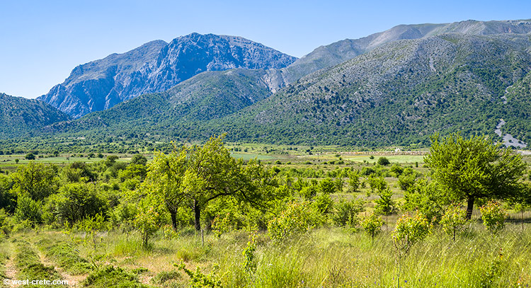 The plateau of Omalos - click on the image to enlarge The plateau of Omalos - click on the image to enlarge