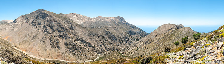 Above the valley of Potamos - click on the image to enlarge Above the valley of Potamos - click on the image to enlarge
