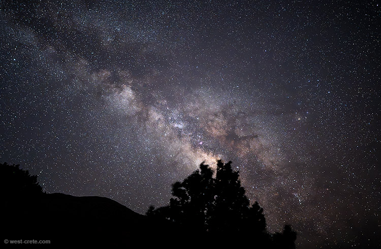 Night time above the gorge of Agia Irini - click on the image to enlarge Night time above the gorge of Agia Irini - click on the image to enlarge