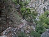 Walkers in the gorge of Agia Irini