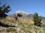 A Turkish fort on a ridge east of Agia Roumeli