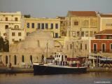 Evening light in the harbour of Chania
