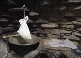 Making cheese in a mitato