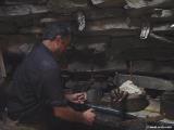 Making cheese in a mitato