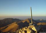 Sunset on the summit of Pachnes