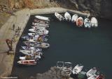 The harbour of Sougia from above