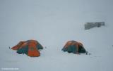 Camp in Roussies. You can see the stone shelter at the back so there wasn't too much snow at the time this picture was taken
