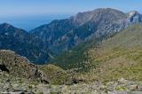 Above the gorge of Samaria (on the way to Melindaou)