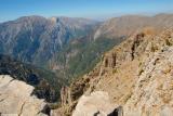 View into the gorge of Samaria from Vassliki (Eastern rim of the National Park)