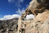 Rock arch on the North face of Svourichti