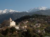The village of Lakki on the way to Omalos