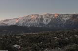 The White Mountains at sunset seen from Anopolis