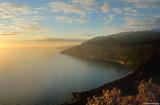 The bay of Agia Roumeli (seen from Sellouda) after sunset